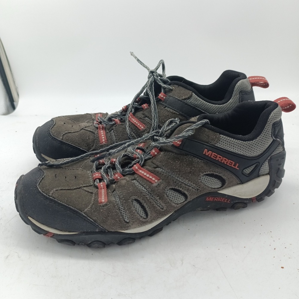 Merrell Mens Alverstone Hiking Shoes Brown Grey Suede J343406C Size 12 s2